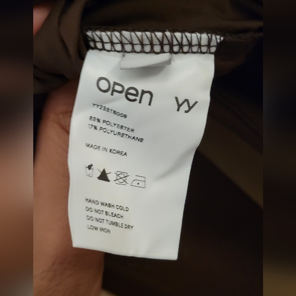 OPEN YY-Brown Knot Blouse - Picture 3 of 6